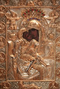 Ikon. Saint-Antoine-le-Grand ortodoxa kyrka Saint-Laurent-en-Royans Frankrike av Unbekannt