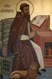 Ikon som visar San Jeronimo Madrid Spanien av Unbekannt