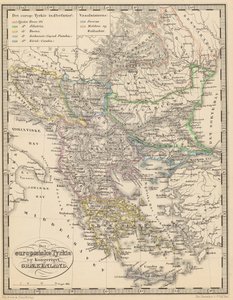Illustration hämtad från boken Atlas of All Parts of the Earth av okänd författare och utgiven av Chr. Steen & Søn (Köpenhamn, 1857) av Unbekannt