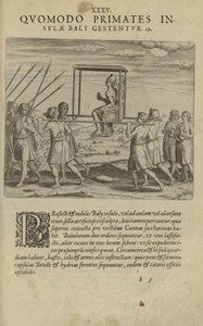 Illustration hämtad från boken India Orientalis av okänd författare och utgiven av Excudebat Matthaeus Beckerus av Unbekannt