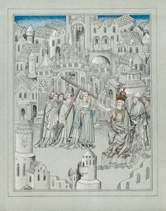 Illustration från den legendariske engelske riddaren Sir John Mandevilles resor, c1372 av Unbekannt