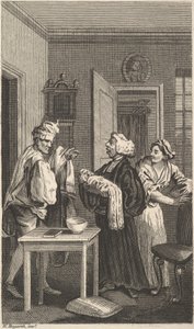 Illustration till Tristram Shandy, volym 4, 1800-talet. av Unbekannt
