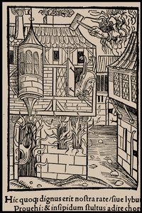 Illustration till boken Ship of Fools av Sebastian Brant, 1497. av Unbekannt
