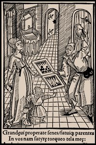 Illustration till boken Ship of Fools av Sebastian Brant, 1497. av Unbekannt