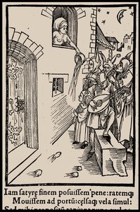 Illustration till boken Ship of Fools av Sebastian Brant, 1497. av Unbekannt