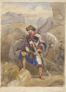 Imam Shamil 1797-1871, 1854 av Unbekannt