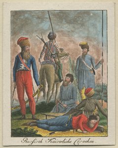 Imperialistiska ryska kosacker, 1799 av Unbekannt