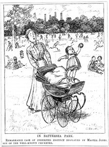 I Battersea Park, 1911 av Unbekannt