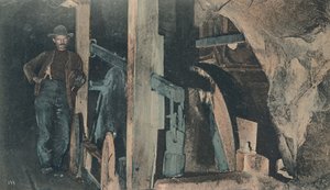 In a Rand Mine - An end Tipler, tidigt 1900-tal. av Unbekannt