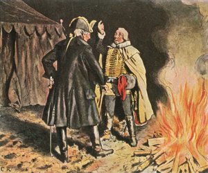 I Bunzelwitz lägret, september 1761, 1936. av Unbekannt