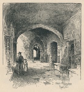 I klostret, 1895 av Unbekannt