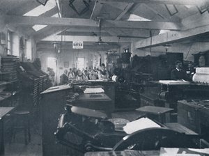 I tonsättarrummet, 1916 av Unbekannt