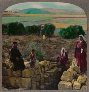 På Shepherds Field, Betlehem, ca 1900 av Unbekannt