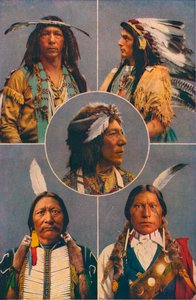 Indiska typer av Nordamerika, 1909 av Unbekannt