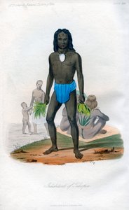 Invånare i Tikopia, 1848 av Unbekannt