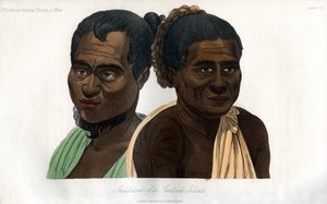 Invånare på Sandwichöarna, 1848 av Unbekannt
