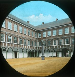 Inre Court - Royal Military Academy, Breda, sent 1800-tidigt 1900-tal. av Unbekannt