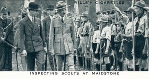 Inspekterande scouter vid Maidstone, 1929 1937 av Unbekannt