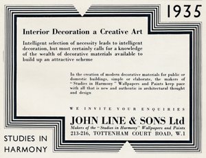 Inredning en kreativ konst - John Line & Sons Ltd, 1935 av Unbekannt