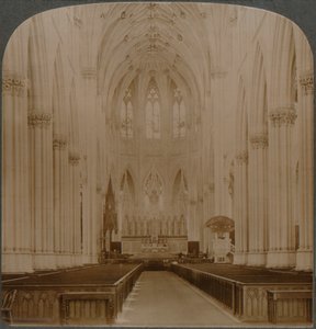 Interiörens finaste gotiska struktur i USA - St. Patrick