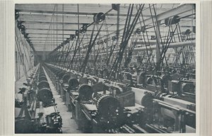 Interiör av Cotton Mill, 1910 av Unbekannt