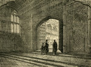 Interiör av Henrik VIIs kapell, 1881. av Unbekannt