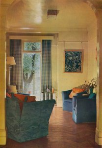 Interiör av Mrs Ewart Sofios hus, 25 Bark Place, Bayswater, London, 1932 av Unbekannt