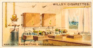 Interiör av en Marconi-radiostation, 1915 av Unbekannt