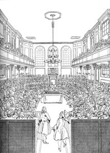 Interiör av underhuset 1742 1905 av Unbekannt