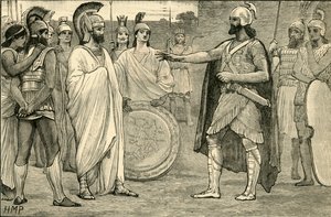 Intervju mellan Agesilaus och Pharnabazus, 1890. av Unbekannt