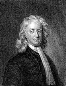 Isaac Newton, engelsk matematiker och fysiker av Unbekannt
