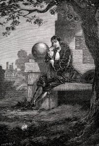 Isaac Newton, engelsk vetenskapsman och matematiker, 1600-talet c1880 av Unbekannt