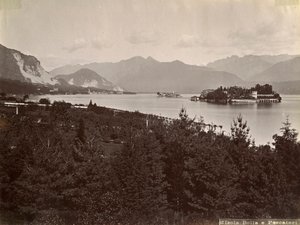 Isola dei Pescatori Island of the Fishermen, Lago Maggiore, Italien, 1890 av Unbekannt