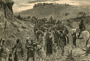 Israeliter går i fångenskap, 1890. av Unbekannt
