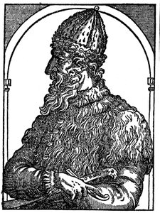 Ivan den förskräcklige, Rysslands tsar, c1500-talet av Unbekannt