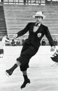 Jack Dunn, brittisk konståkare, vinter-OS, Garmisch-Partenkirchen, Tyskland, 1936 av Unbekannt