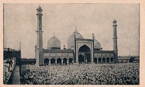 Jama Masjid, Delhi, c1900 av Unbekannt
