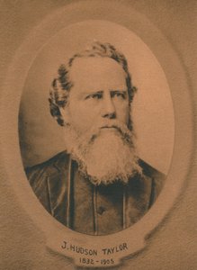 James Hudson Taylor 1832-1905, brittisk protestantisk kristen missionär till Kina, c1910-talet av Unbekannt