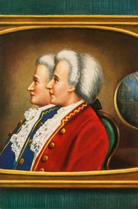 Jacques Etienne Montgolfier och Joseph Michael Montgolfier, 1933. av Unbekannt