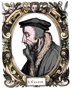 Jean Calvin, fransk teolog, 1581 av Unbekannt