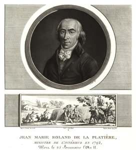 Jean Marie Roland de la Platiere, inrikesminister av Unbekannt
