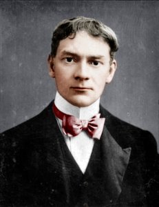 Jerome K. Jerome, 1859-1927, engelsk författare, 1894-1907 av Unbekannt