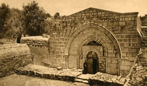 Jerusalem - Jungfrukyrkan, c1918-c1939. av Unbekannt