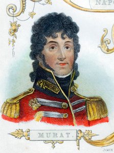 Joachim Murat, fransk soldat, c1830 av Unbekannt