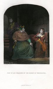 Johanna von Orléans wird vom Bischof von Winchester verhört, 1431 von Unbekannt