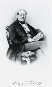 Johann Christian Poggendorf, tysk fysiker, mitten av 1800-talet av Unbekannt