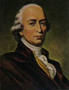 Johann Gottfried Herder 1744-1803. - Målning efter Graefle, 1934. av Unbekannt