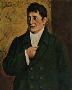 Johann Gottlieb Fichte 1762-1814. - Målning av professor Plühr, 1934. av Unbekannt