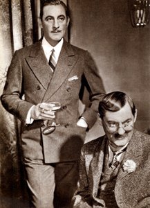 John 1882-1942 och Lionel 1878-1954 Barrymore, amerikanska scen- och filmskådespelare av Unbekannt