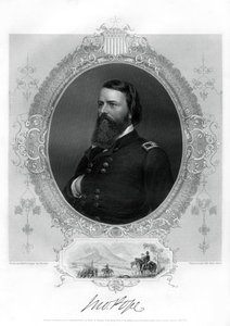 John Pope, unionsgeneral i det amerikanska inbördeskriget, 1862-1867 av Unbekannt